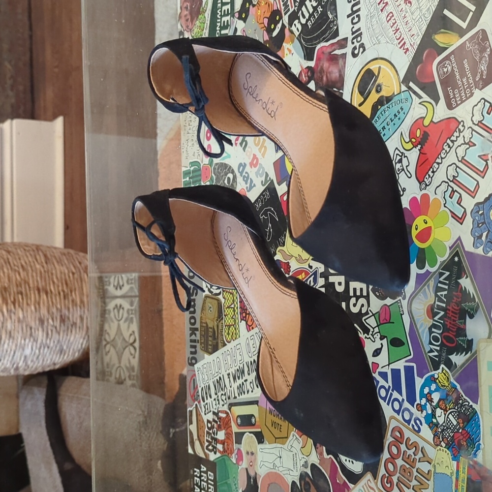 Splendid suede pointed toe sandal